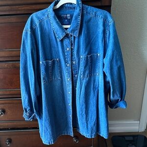 Venezia Indigo Button-Up Shirt